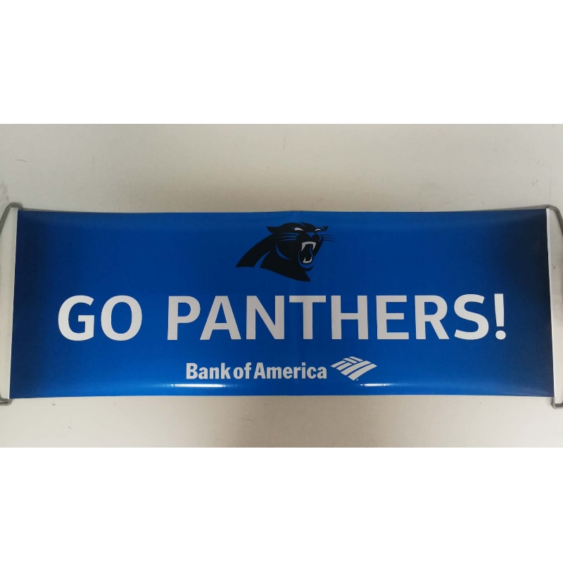 Niestandardowe logo Hand Held Roller Banner-Panthers 24x68CM